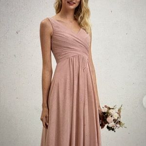 🌺HP🌺Light Dusty Rose Chiffon Prom/Bridesmaids/Formal Gown NEW